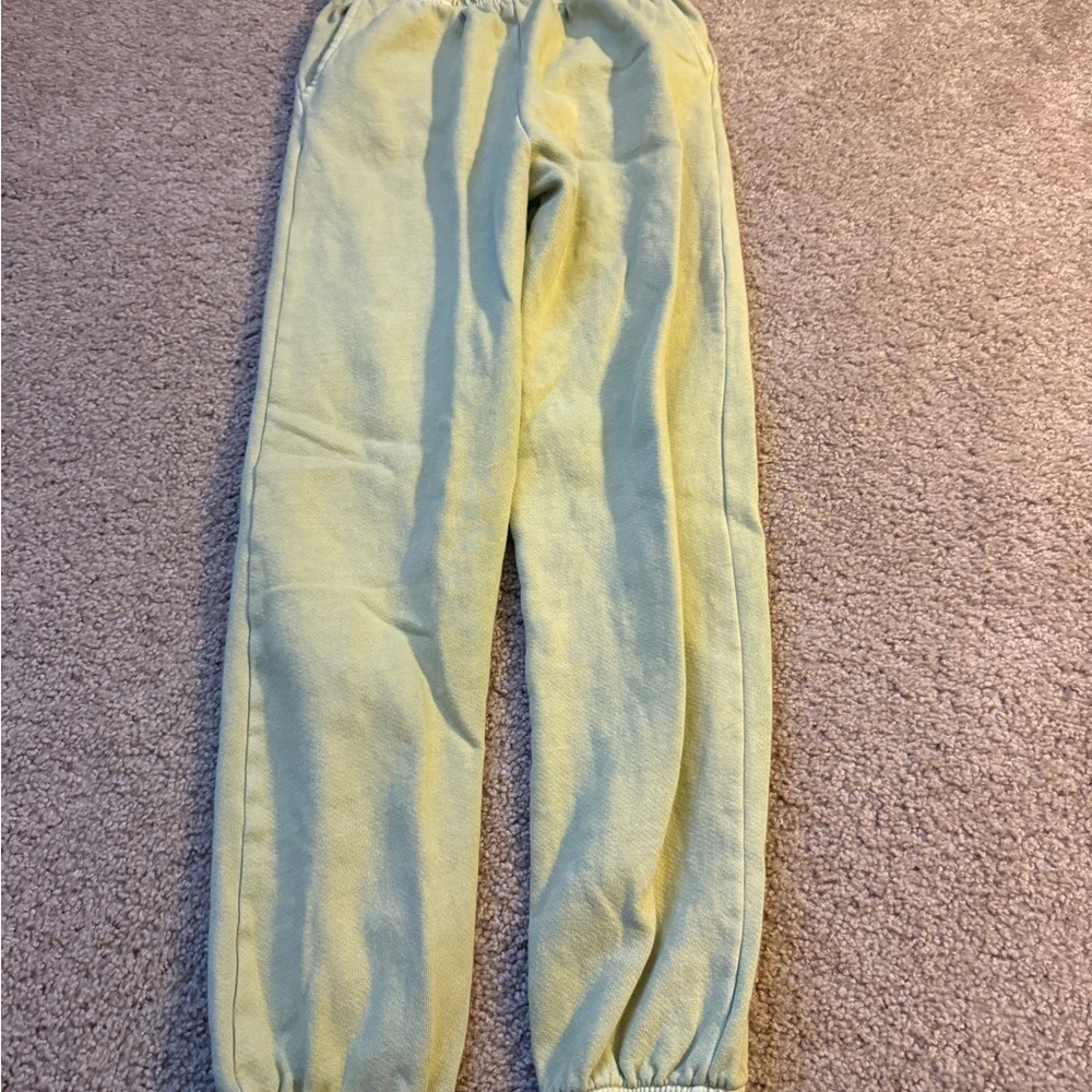 Billabong Light Green Sweat Pants